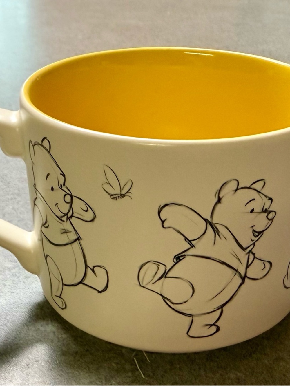 Disney Winnie the Pooh Animation Sketch Stackable Mug.